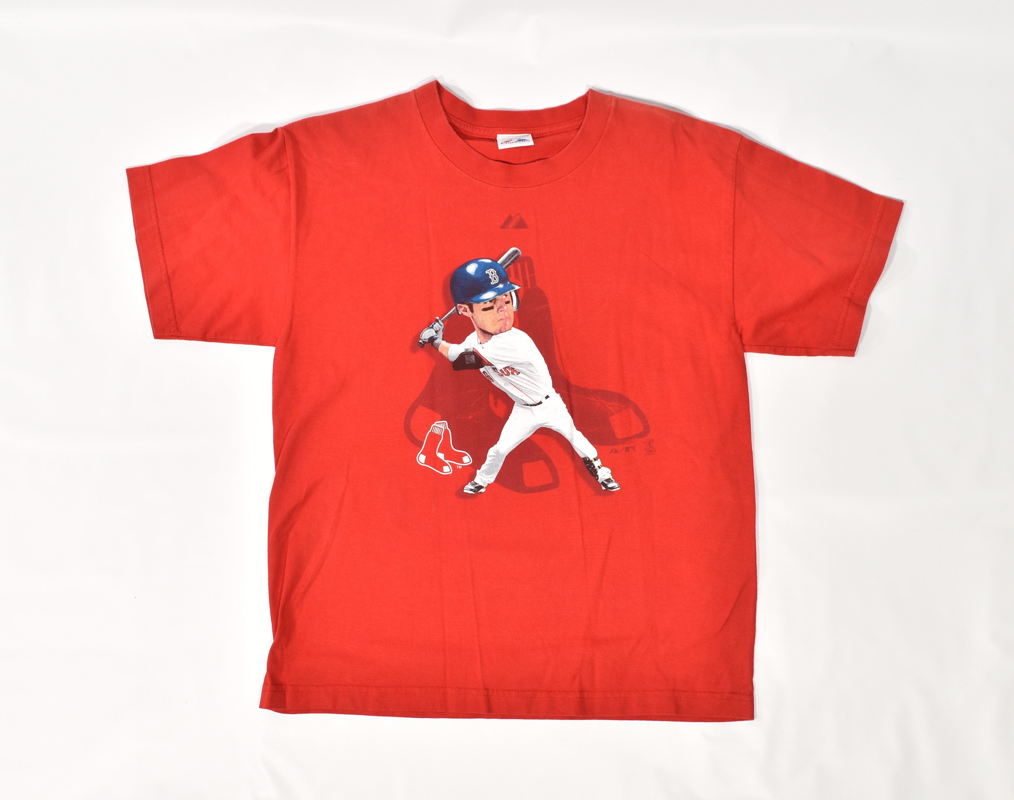 Boston Red Sox Baseball MLB T Shirt Medium Used Red