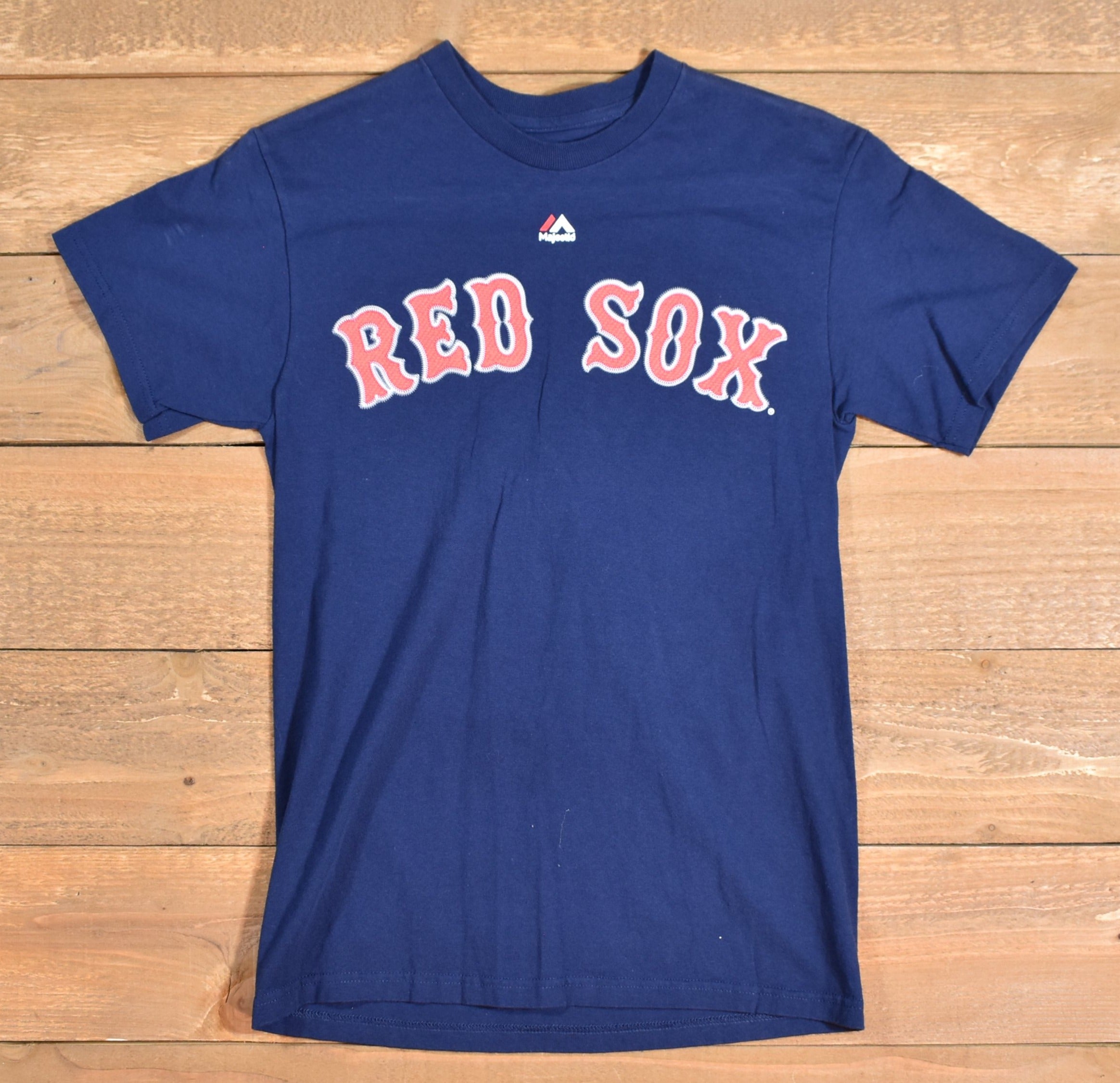 Boston red sox mens small t shirt Used Majestic Blue