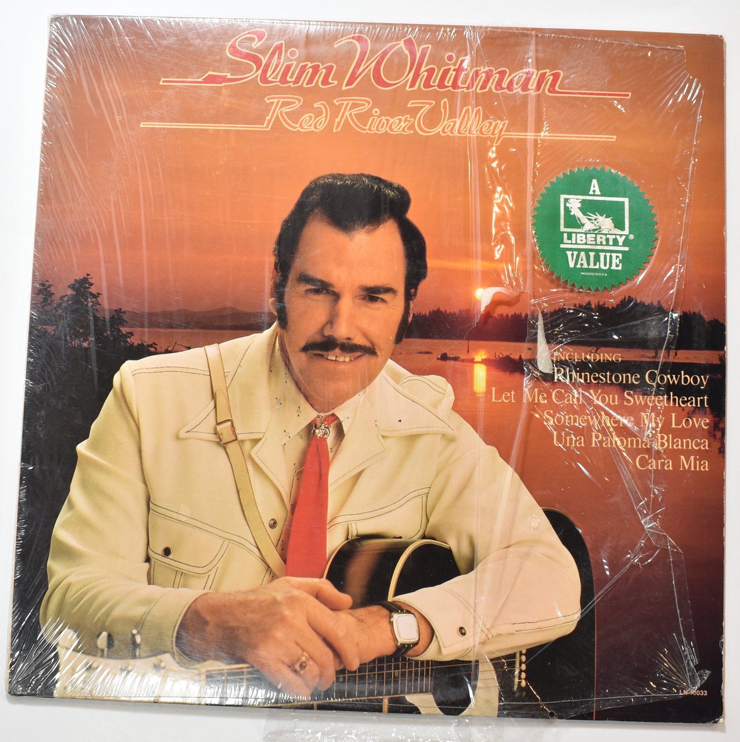 Vinyl Music Record Slim Whitman Red River Valley Used