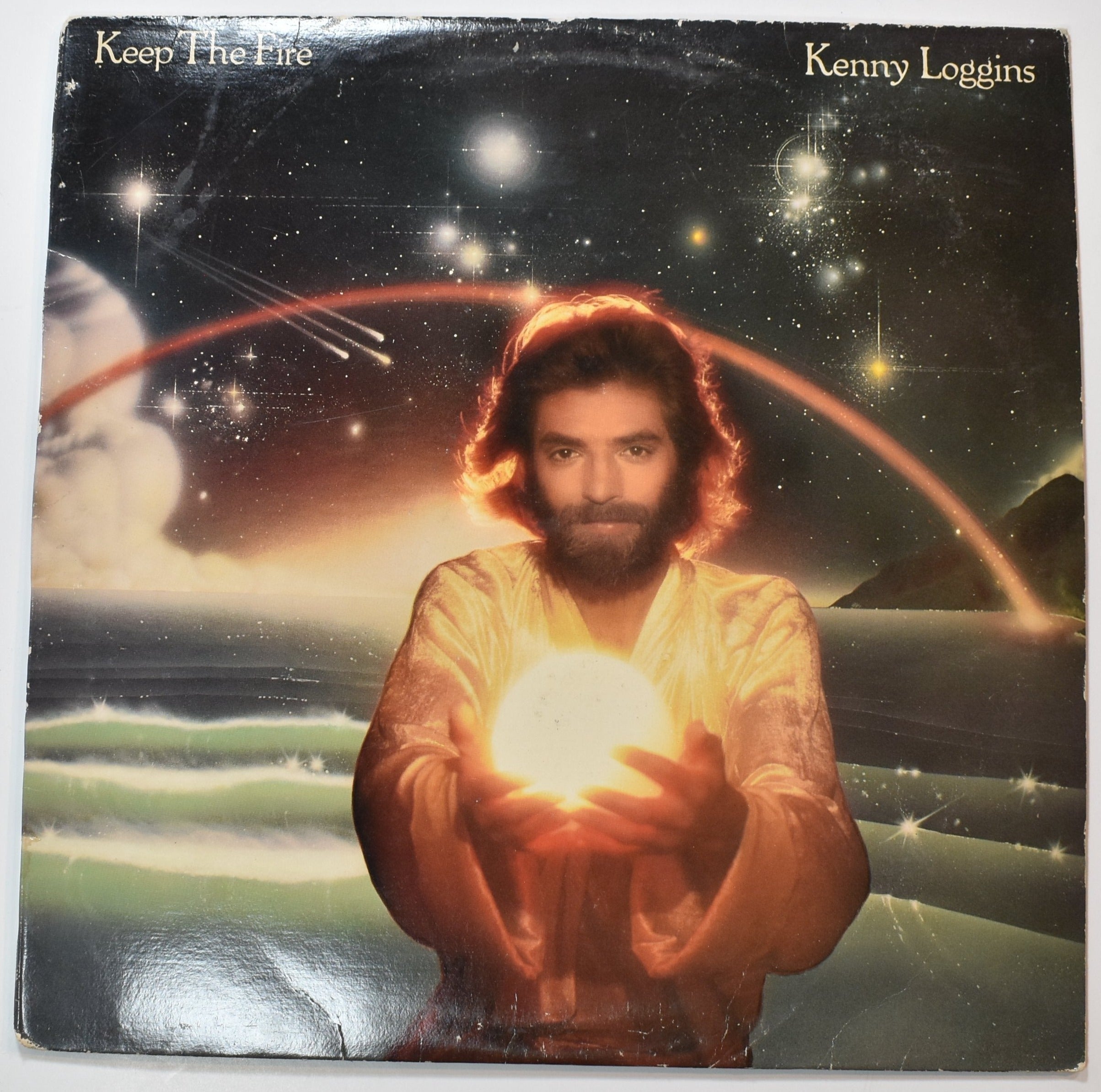 Vinyl Music Record Keep the fire Kenny Loggins used