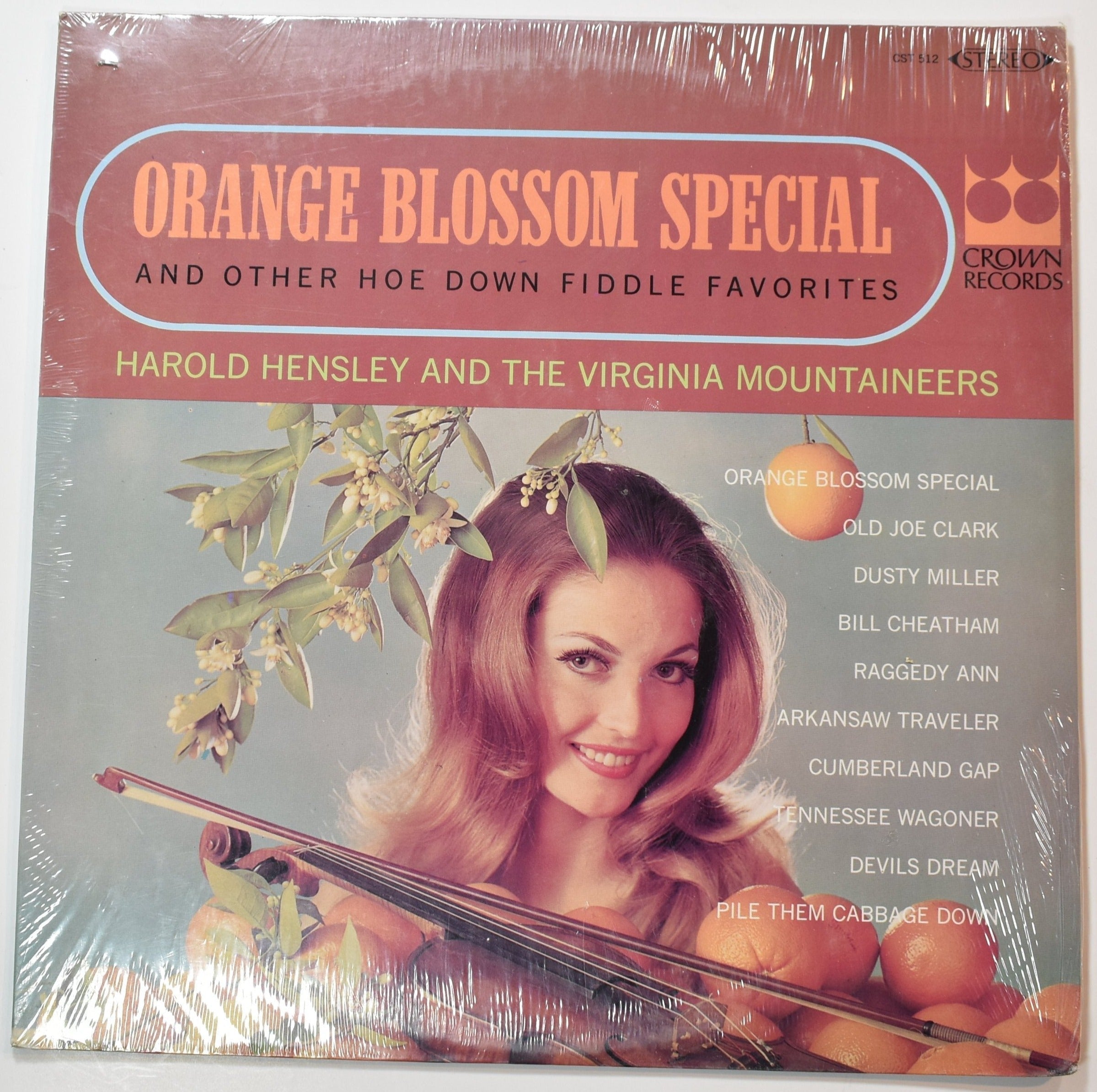Vinyl Music Record Orange Blossom Special Used record Harold Hensley