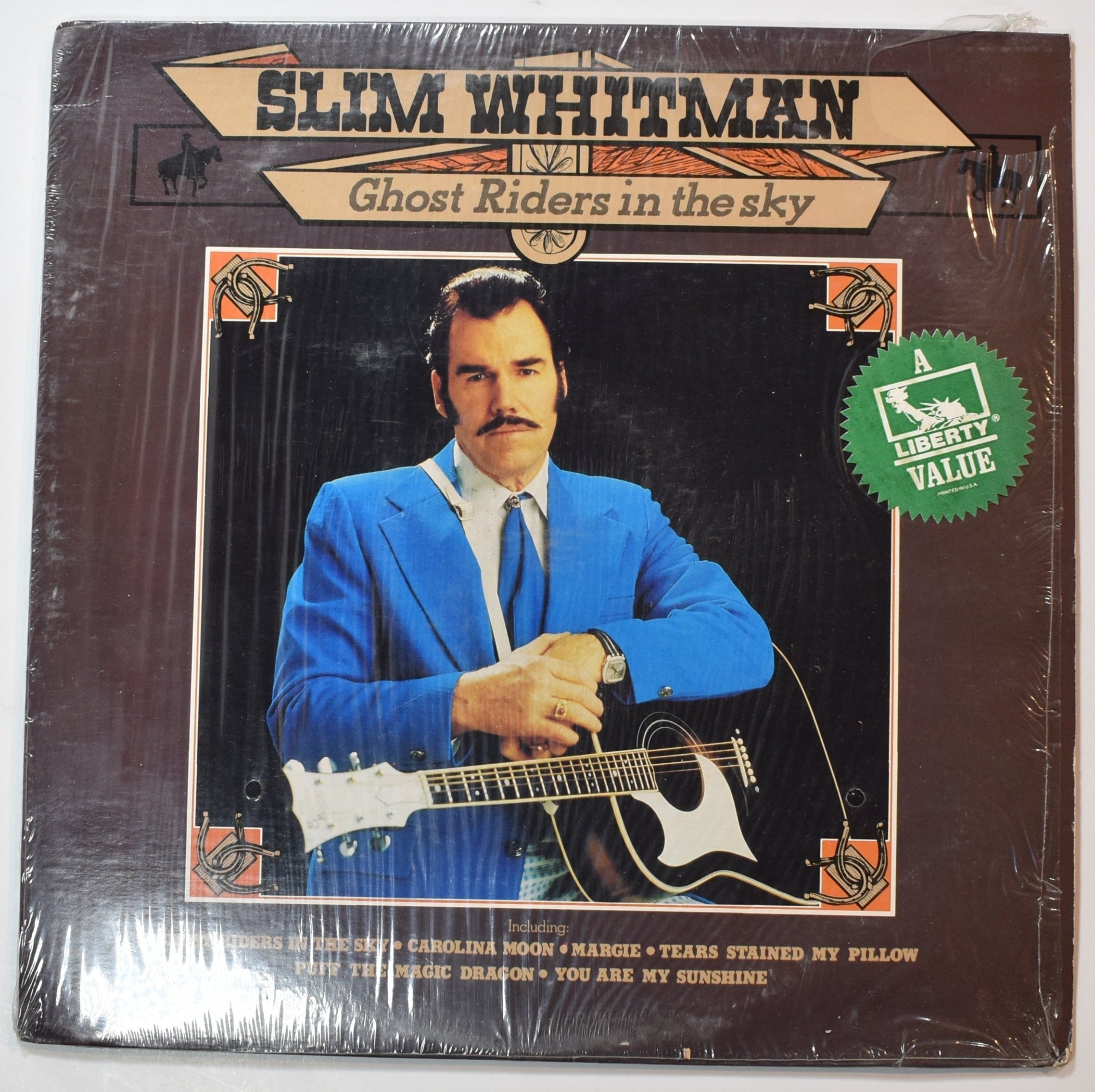 Vinyl Music Record Slim Whitman used record Ghost riders in the sky