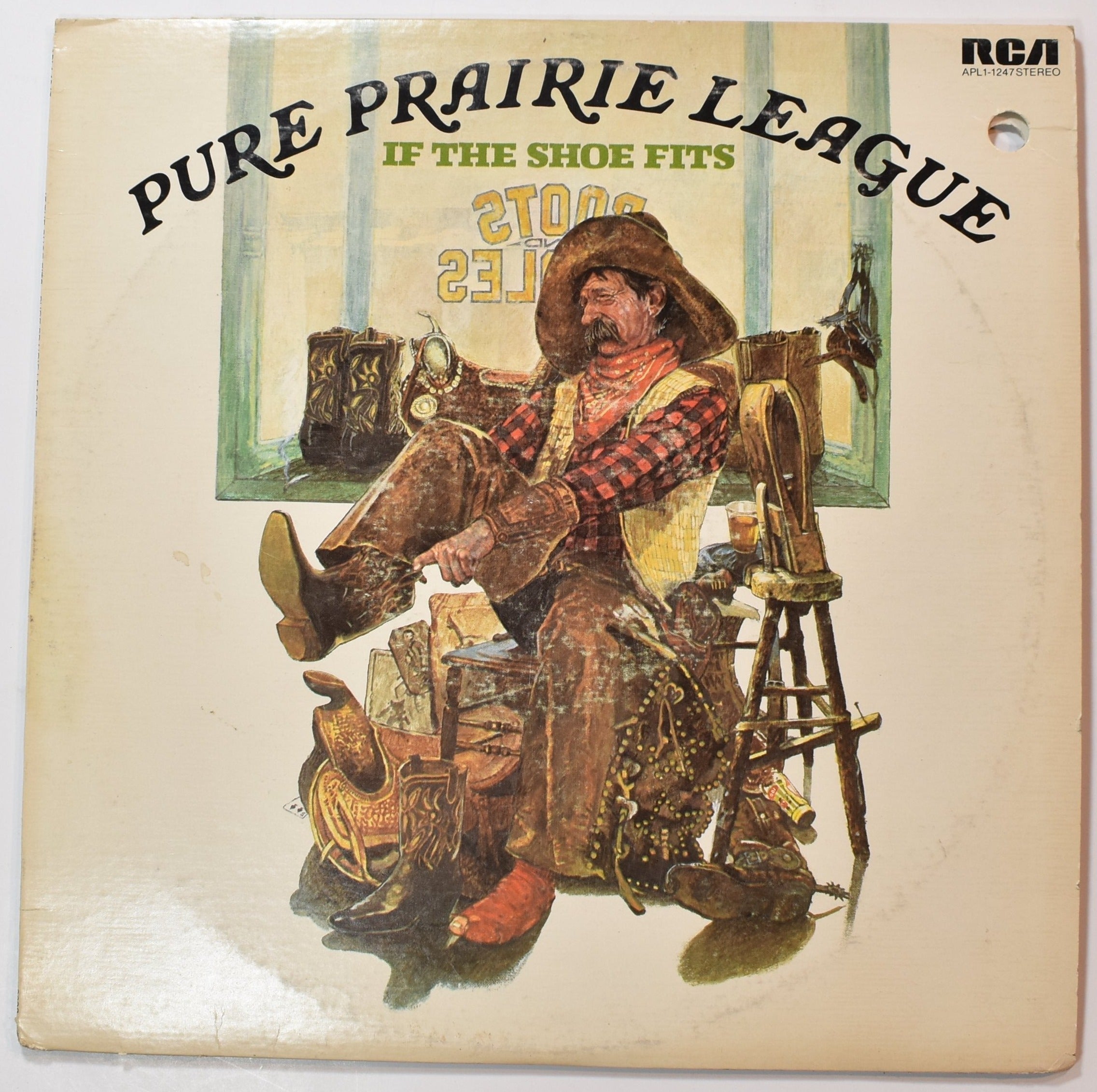Vinyl Music Record Pure Prairie League Vinyl record If the shoe fits