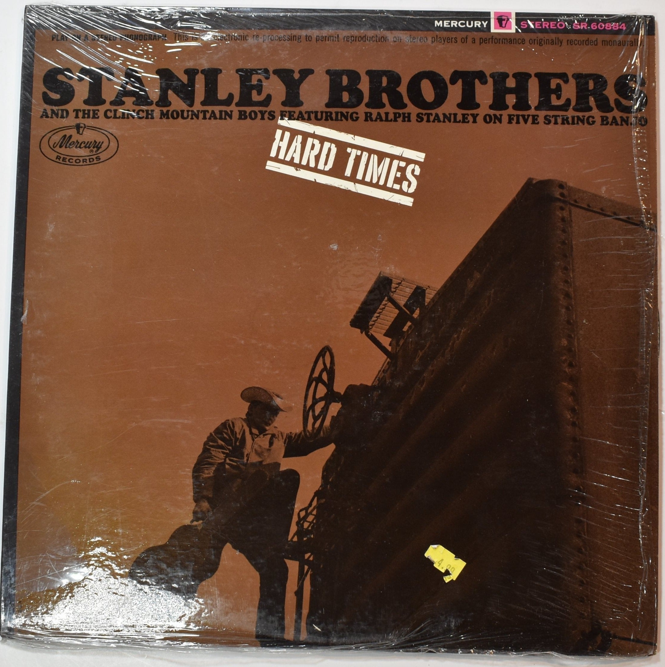 Vinyl Music Record Stanley Brothers hard times record