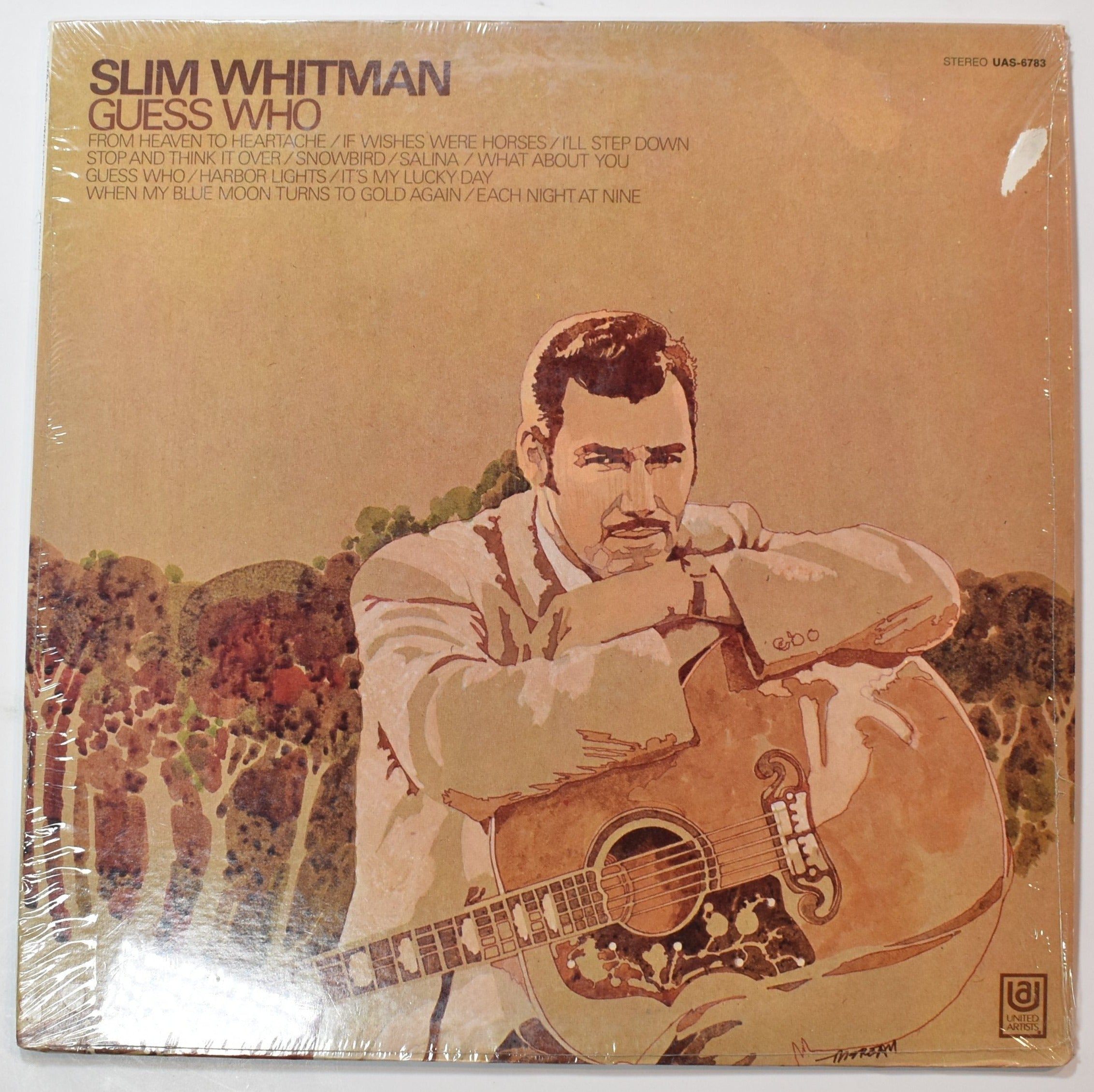 Vinyl Music Record Slim Whitman Guess Who vinyl Record