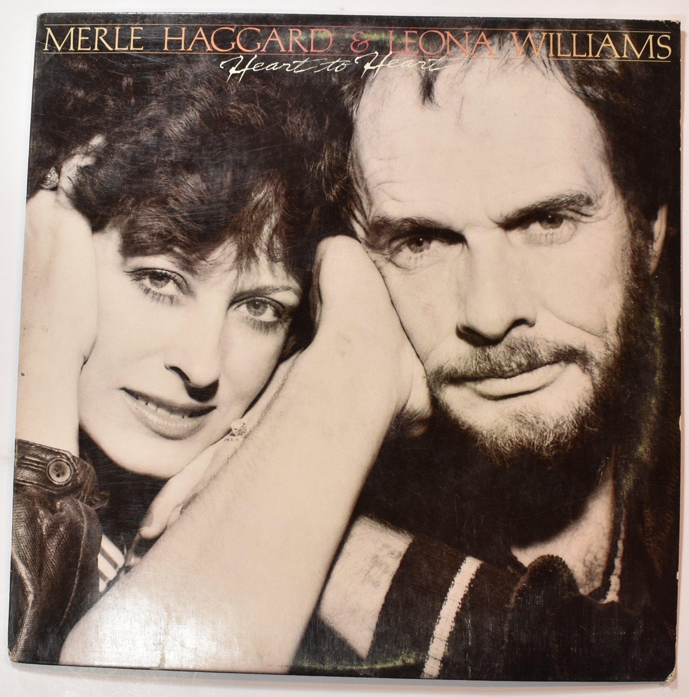 Vinyl Music Record Merle Haggard Leona Williams Heart to heart used record