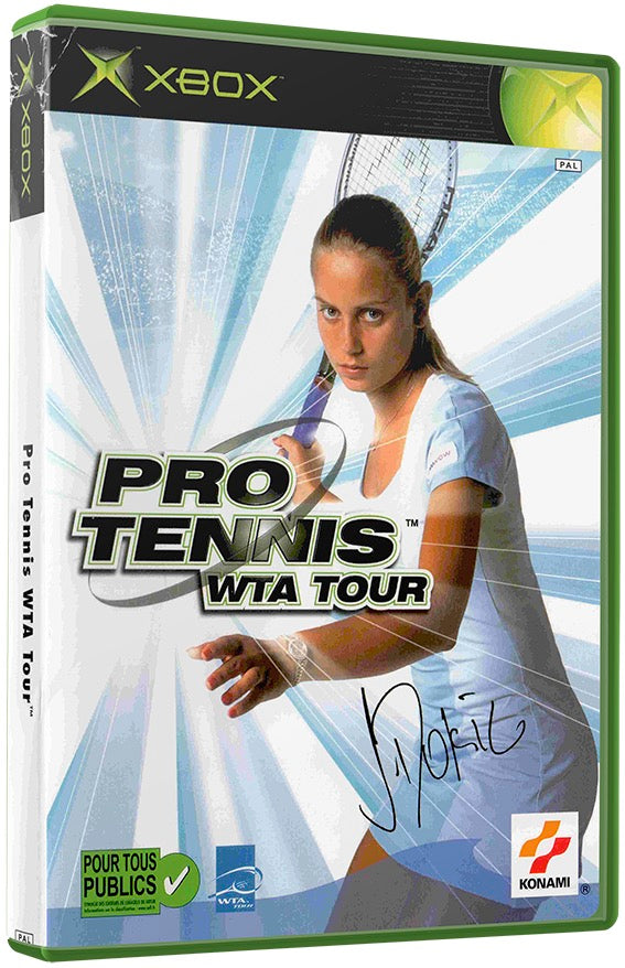 WTA Tour Tennis Used Microsoft XBOX Original Video Game