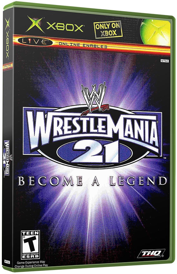 WWE - WrestleMania 21 Used Microsoft XBOX Original Video Game