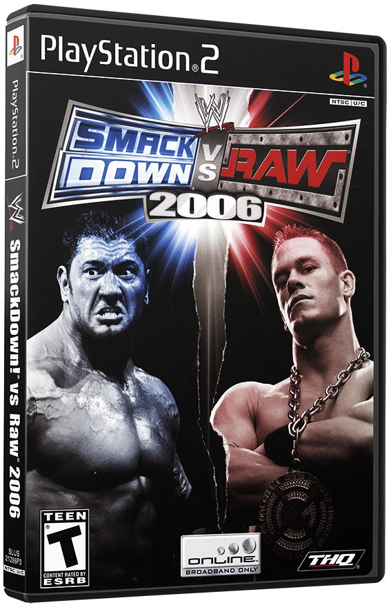 WWE SmackDown! vs. Raw 2006 PS2 Sony Playstation 2 Used Video GamePS2