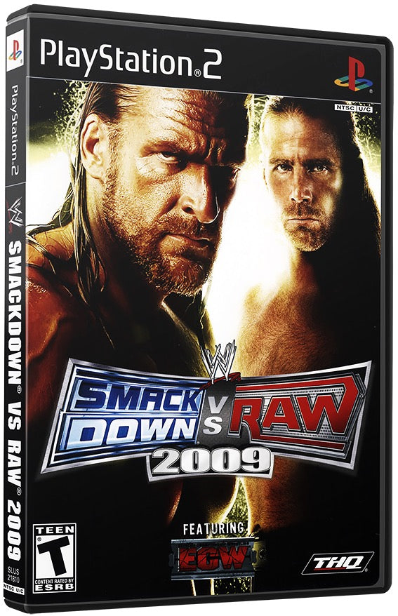 WWE SmackDown vs. Raw 2009 PS2 Sony Playstation 2 Used Video GamePS2