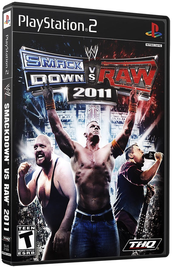 WWE SmackDown vs. Raw 2011 PS2 Sony Playstation 2 Used Video GamePS2
