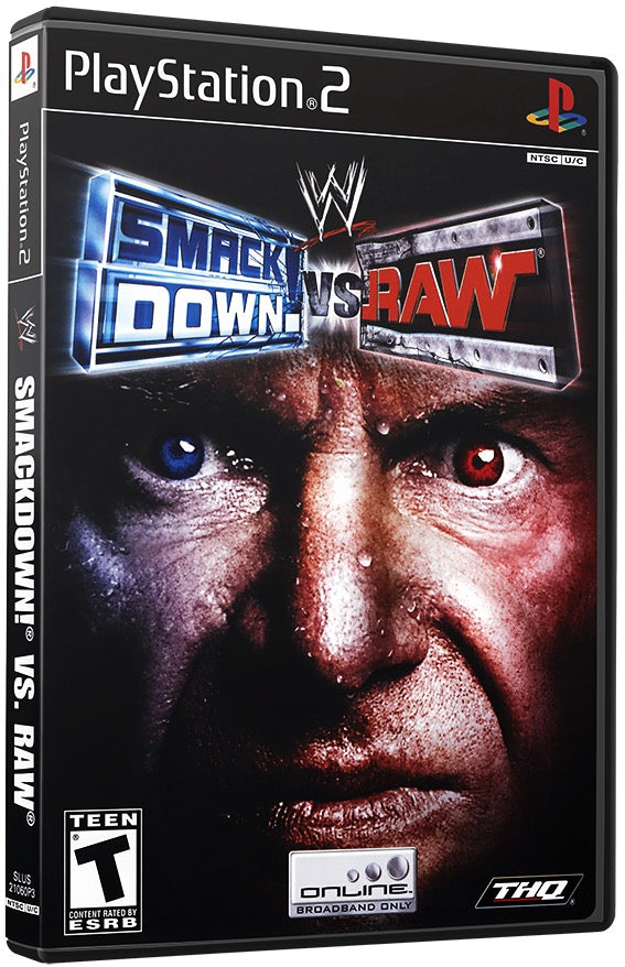 WWE SmackDown! vs. Raw PS2 Sony Playstation 2 Used Video GamePS2