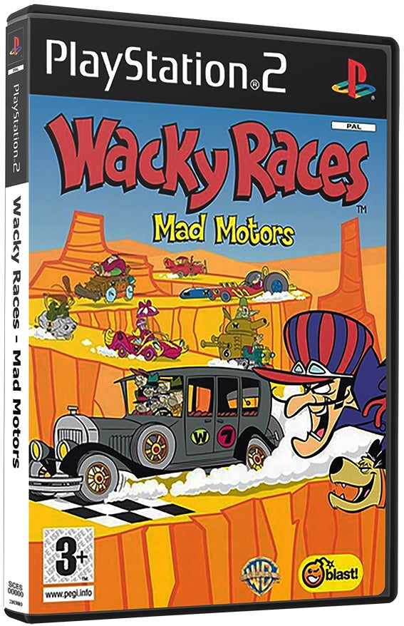 Wacky Races - Mad Motors PS2 Sony Playstation 2 Used Video GamePS2