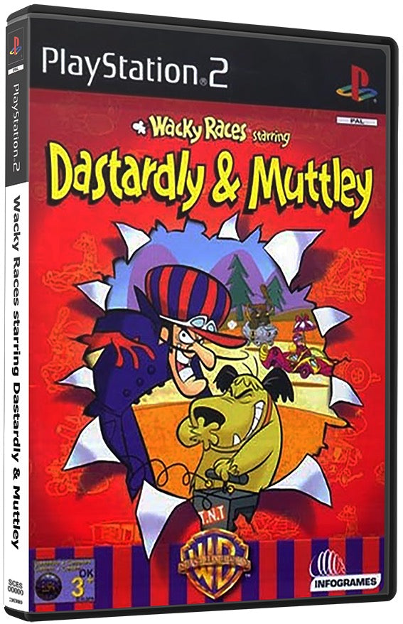 Wacky Races starring Dastardly & Muttley PS2 Sony Playstation 2 Used Video GamePS2