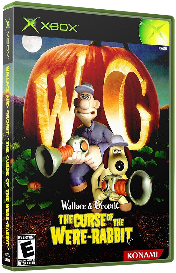 Wallace and Gromit - The Curse of the Were-Rabbit Used Microsoft XBOX Original Video Game