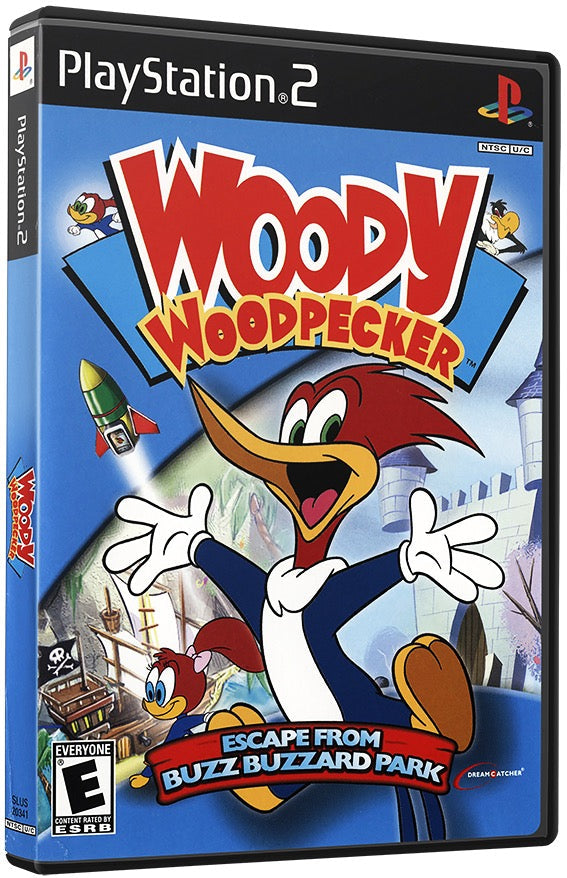 Woody Woodpecker - Escape from Buzz Buzzard Park PS2 Sony Playstation 2 Used Video GamePS2