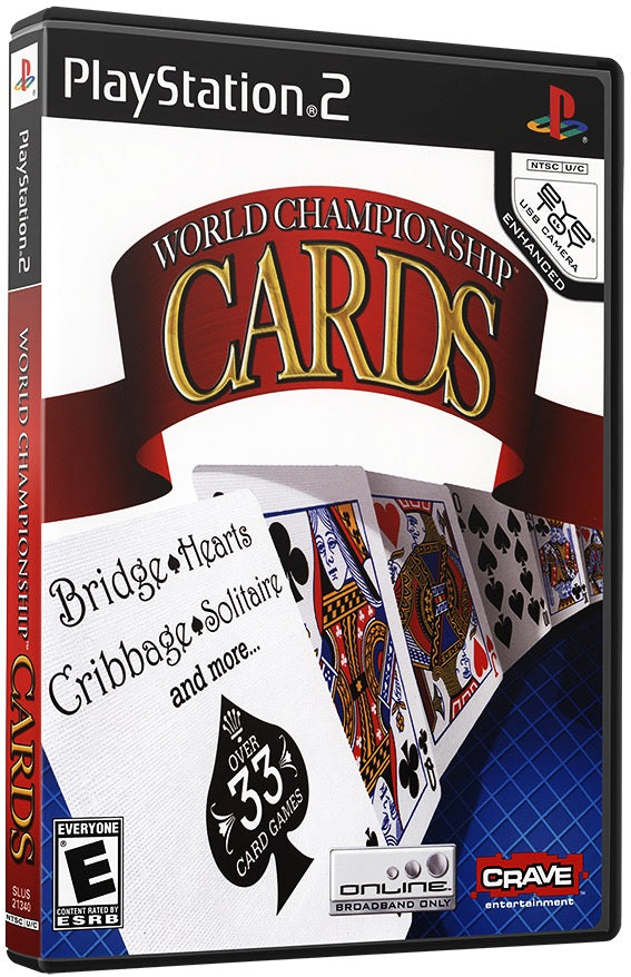World Championship Cards PS2 Sony Playstation 2 Used Video GamePS2