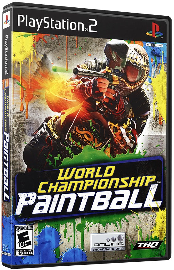 World Championship Paintball PS2 Sony Playstation 2 Used Video GamePS2