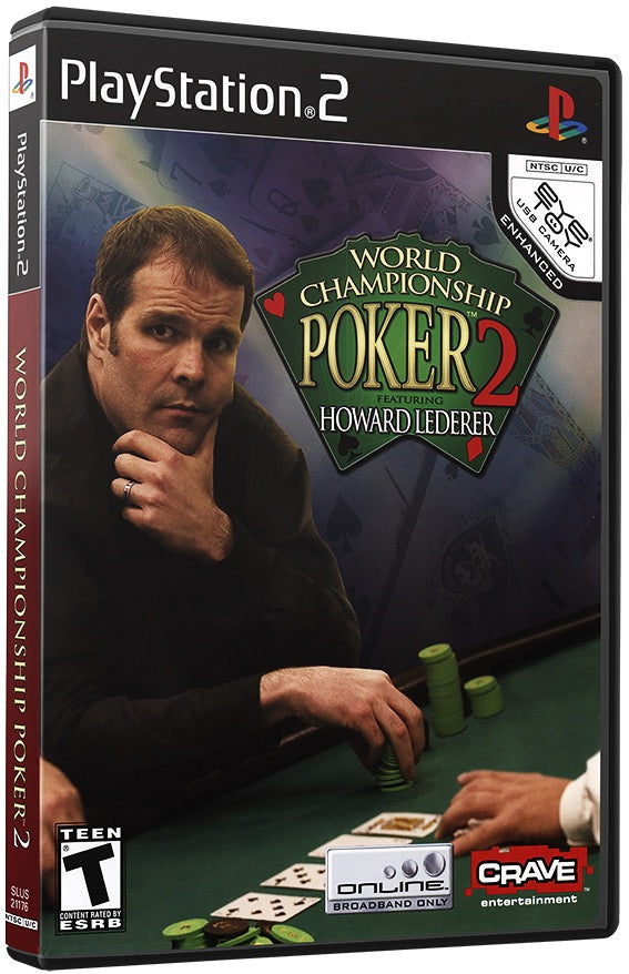 World Championship Poker 2 - Featuring Howard Lederer PS2 Sony Playstation 2 Used Video GamePS2