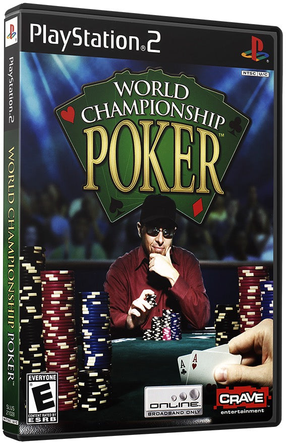 World Championship Poker PS2 Sony Playstation 2 Used Video GamePS2