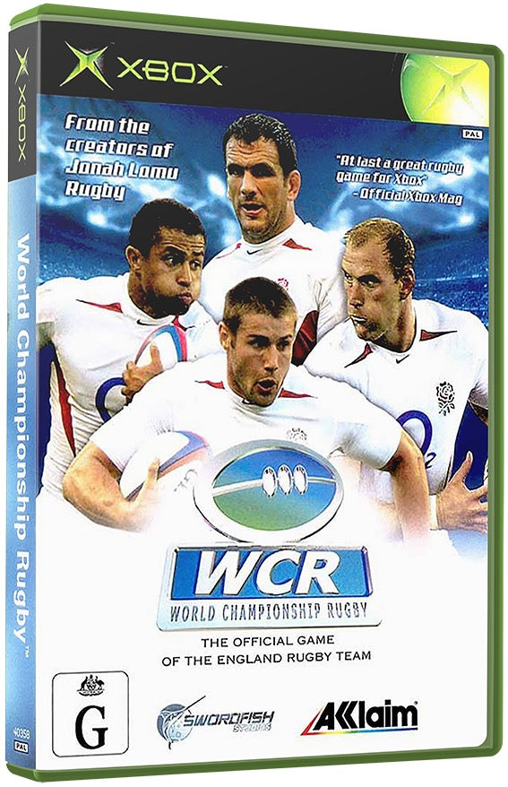 World Championship Rugby Used Microsoft XBOX Original Video Game