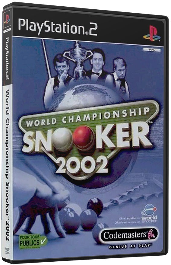 World Championship Snooker 2002 PS2 Sony Playstation 2 Used Video GamePS2