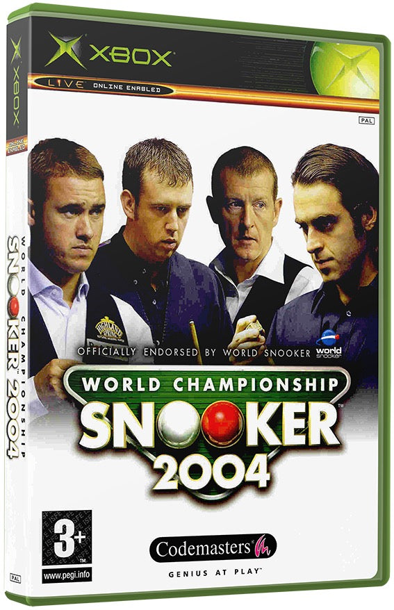 World Championship Snooker 2004 Used Microsoft XBOX Original Video Game