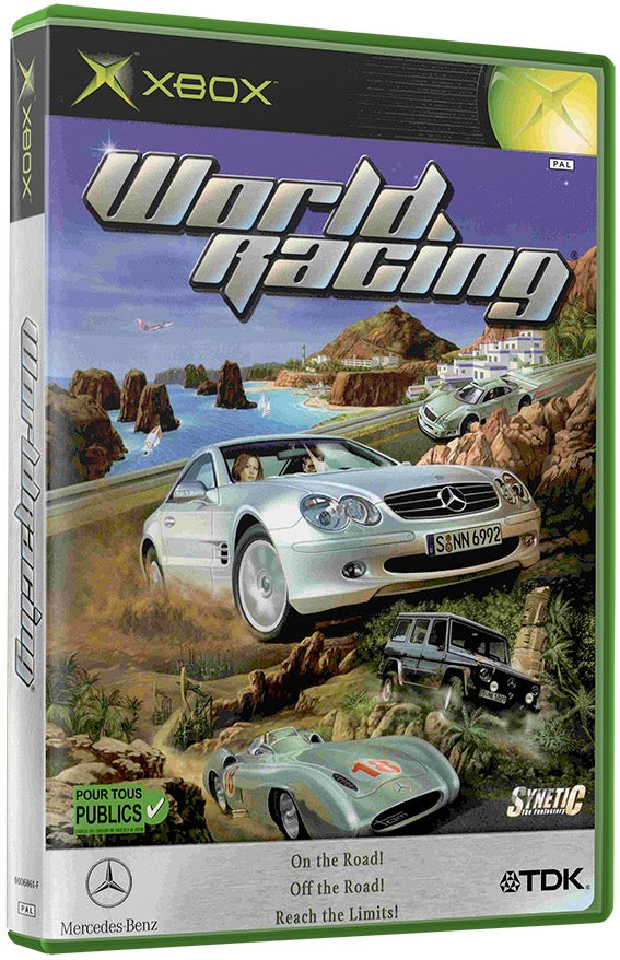World Racing Used Microsoft XBOX Original Video Game