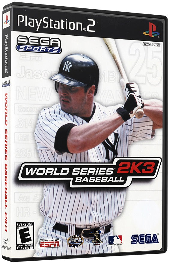 World Series Baseball 2K3 PS2 Sony Playstation 2 Used Video GamePS2