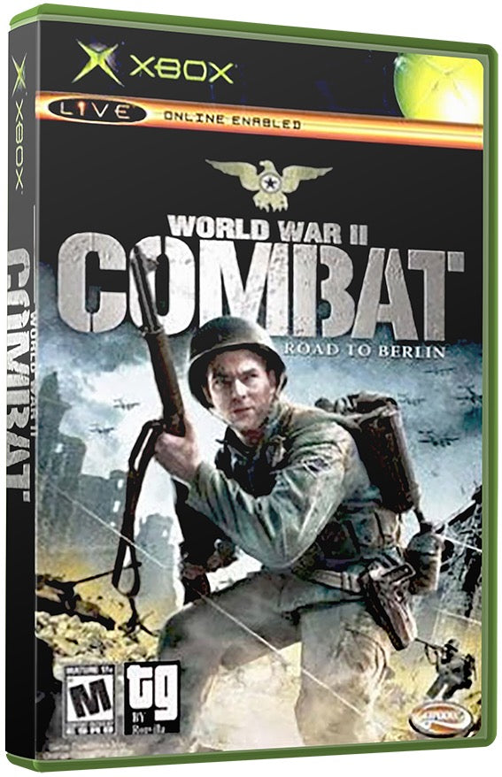 World War II Combat - Road to Berlin Used Microsoft XBOX Original Video Game