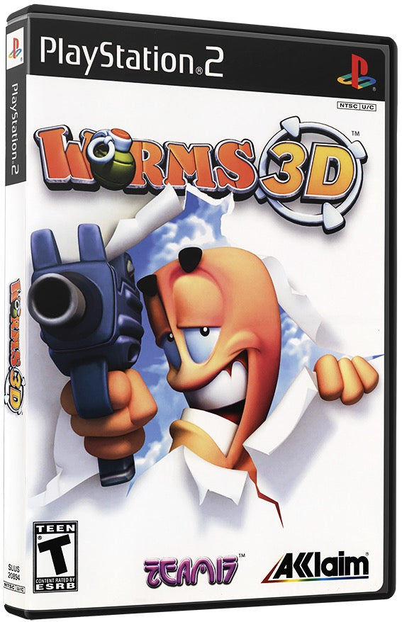 Worms 3D PS2 Sony Playstation 2 Used Video GamePS2