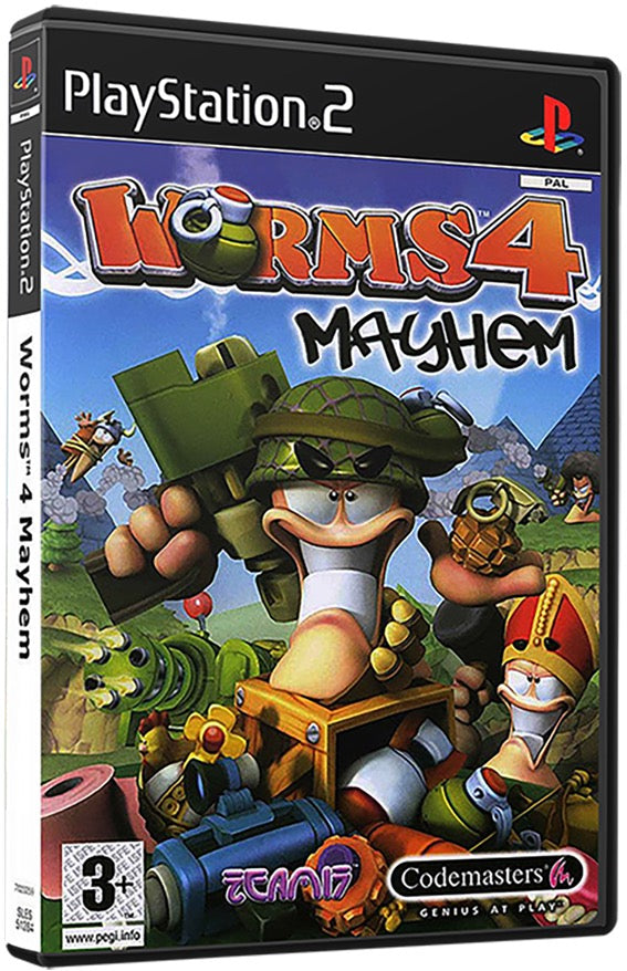 Worms 4 - Mayhem PS2 Sony Playstation 2 Used Video GamePS2