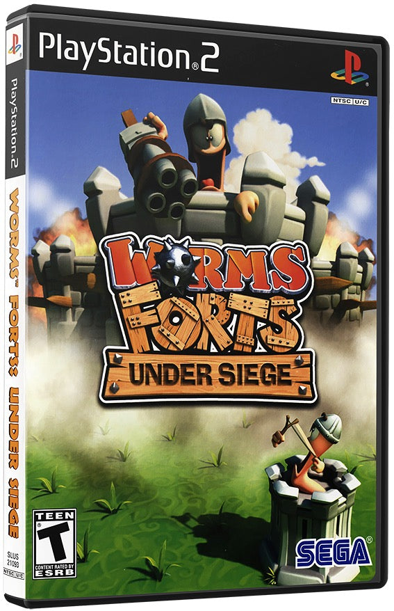Worms Forts - Under Siege PS2 Sony Playstation 2 Used Video GamePS2