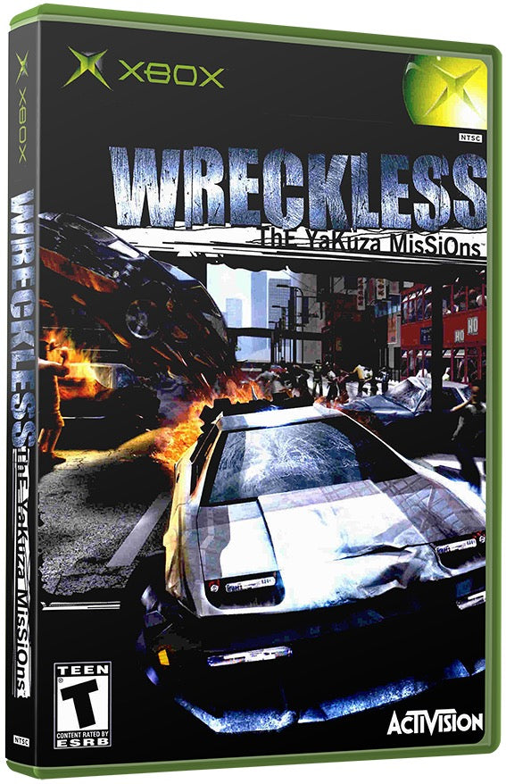Wreckless - The Yakuza Missions Used Microsoft XBOX Original Video Game