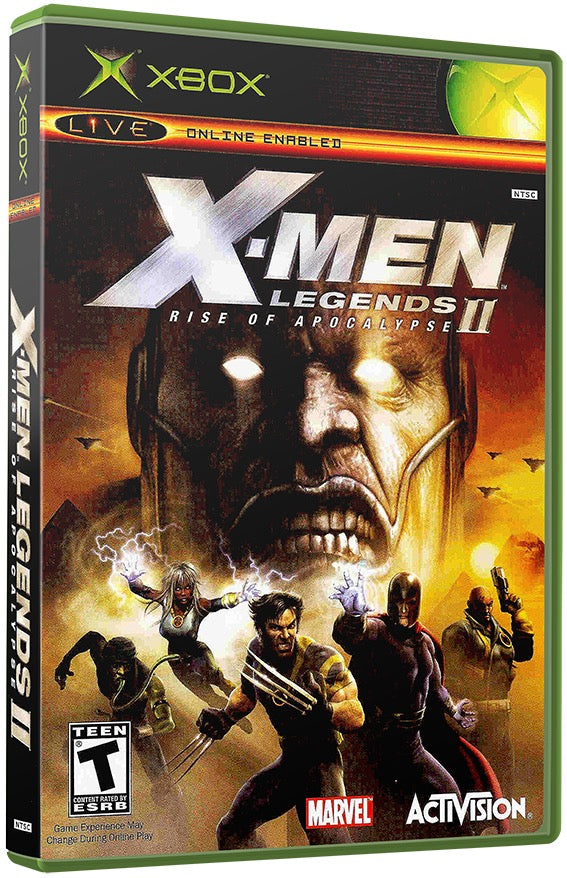 X-Men Legends II - Rise of Apocalypse Used Microsoft XBOX Original Video Game