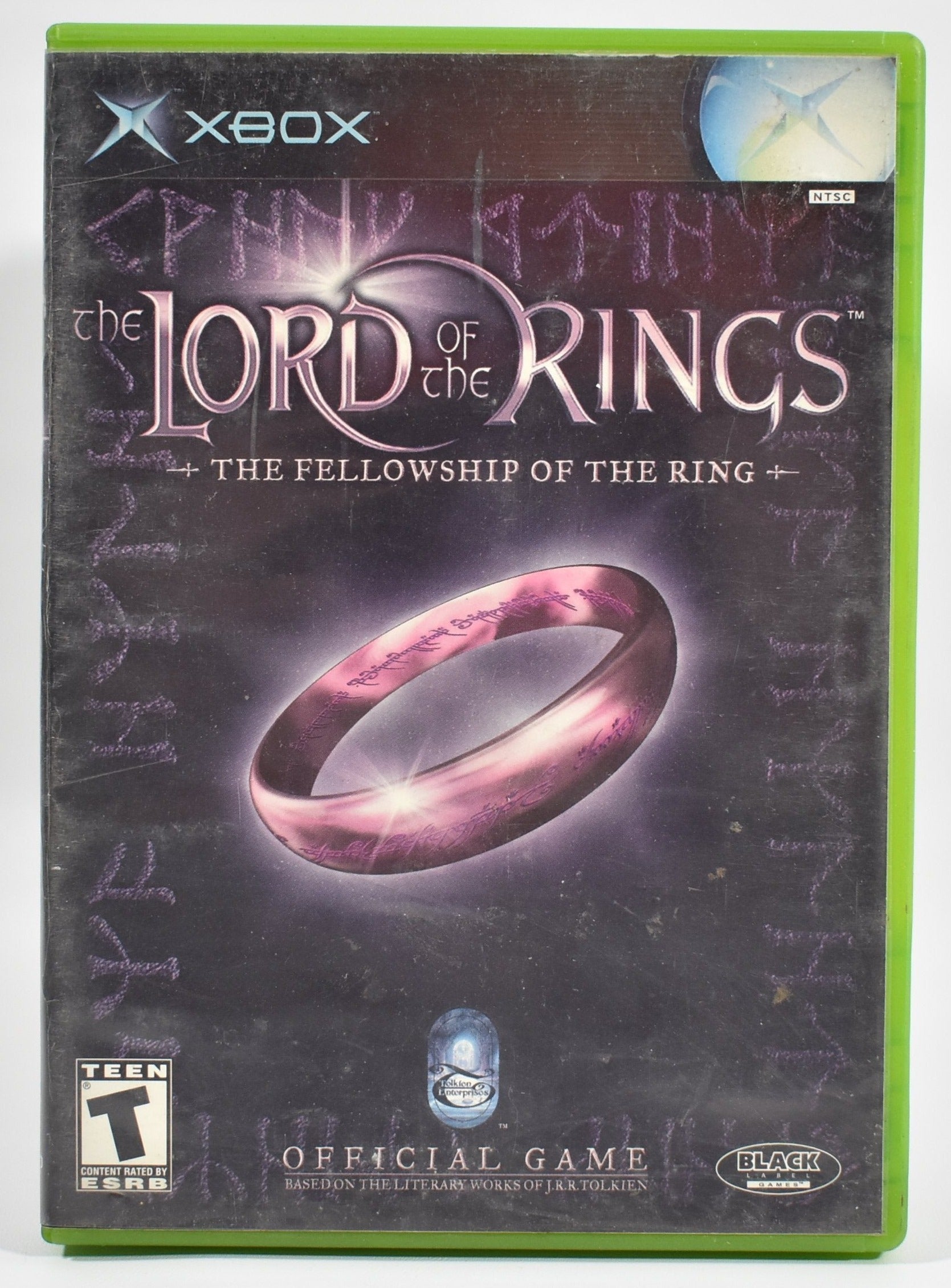 Xbox Lord of the rings The Fellowship of the rings game Microsoft Xbox Original