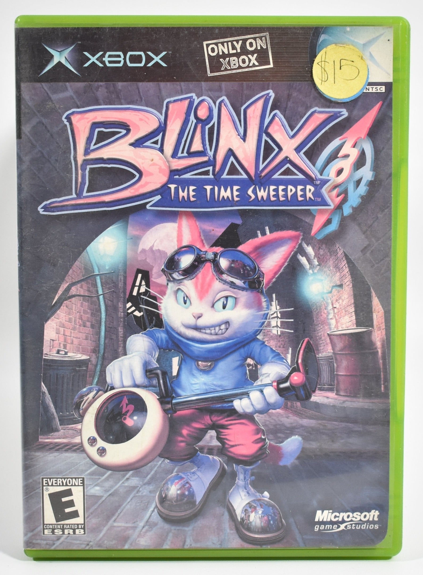 Xbox Blinx The Time Sweeper Microsoft Xbox Original Video Game USED