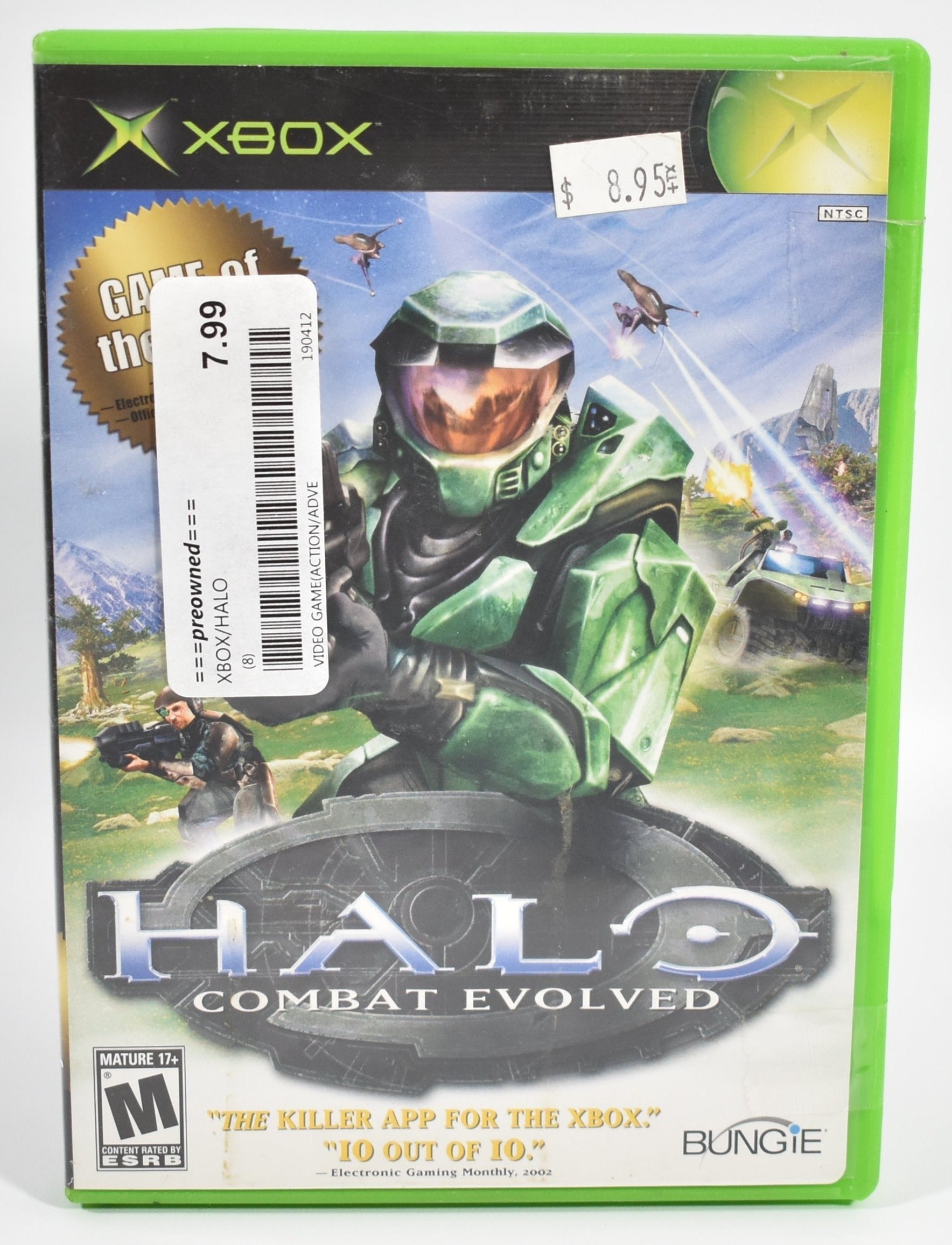 Xbox Halo Game Used Microsoft Xbox Original USED