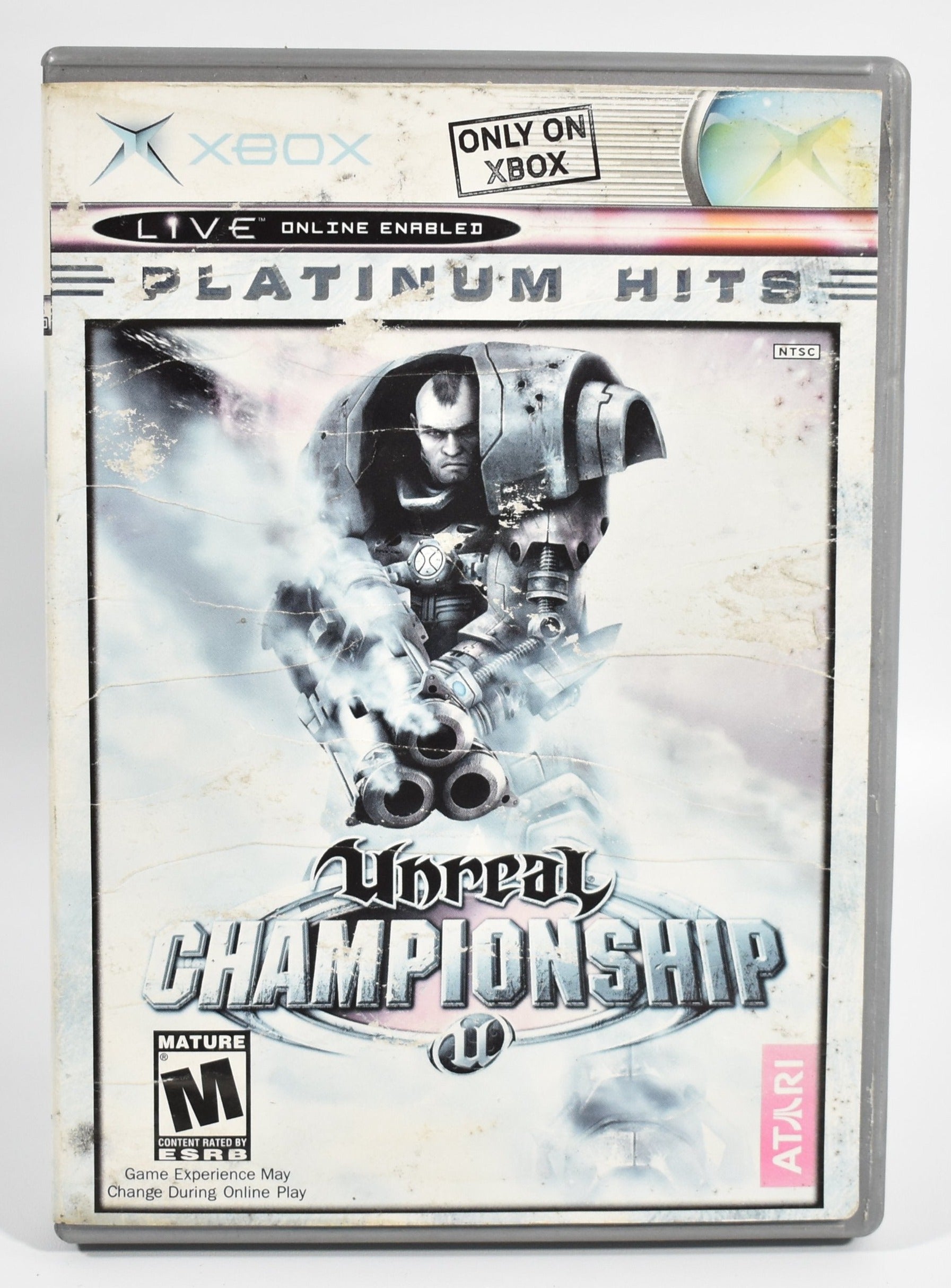 Xbox Unreal Championship Platinum Hits Game Used - Rough Cover