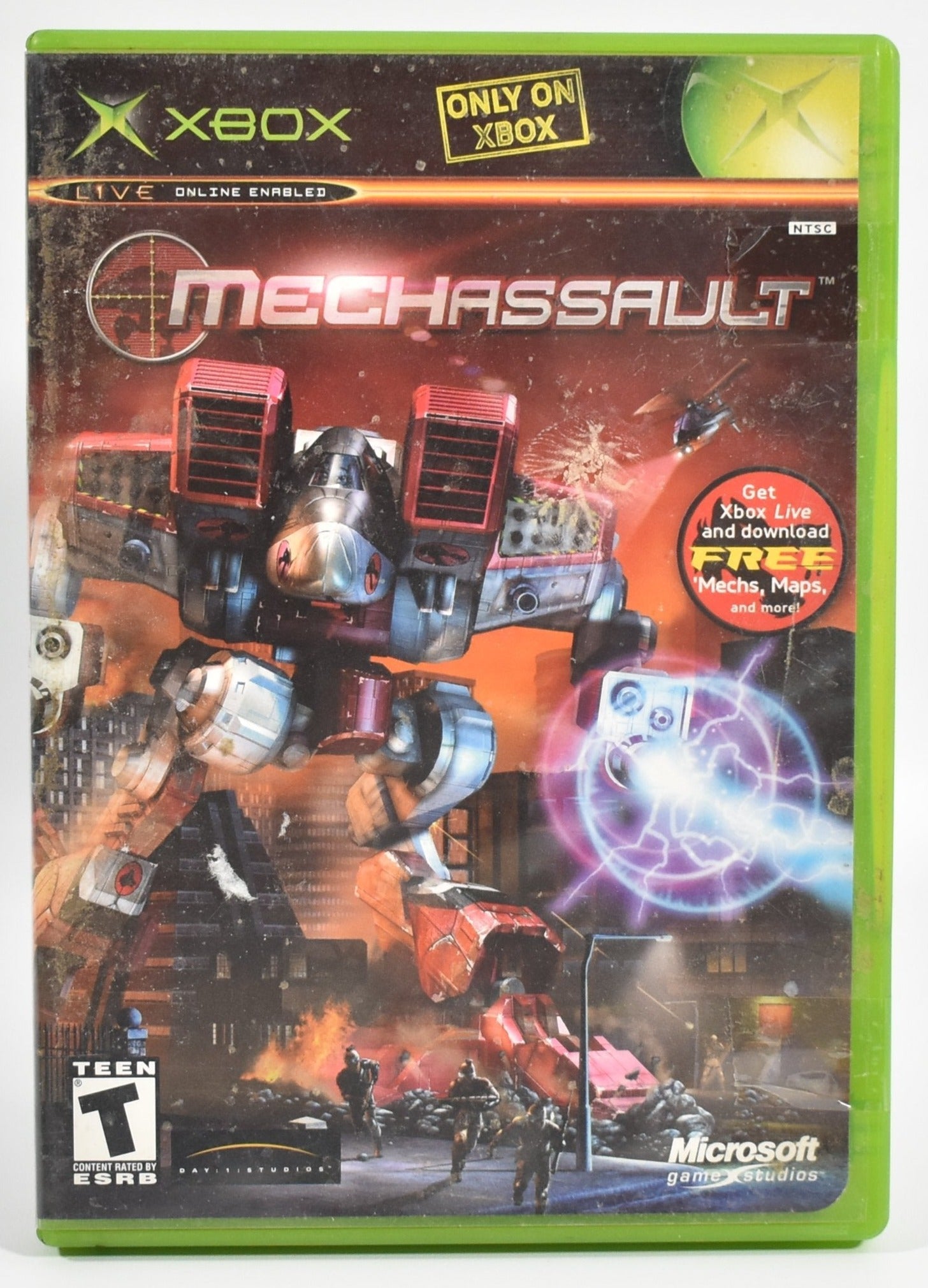 Xbox Mech Assault game Microsoft Xbox Original USED