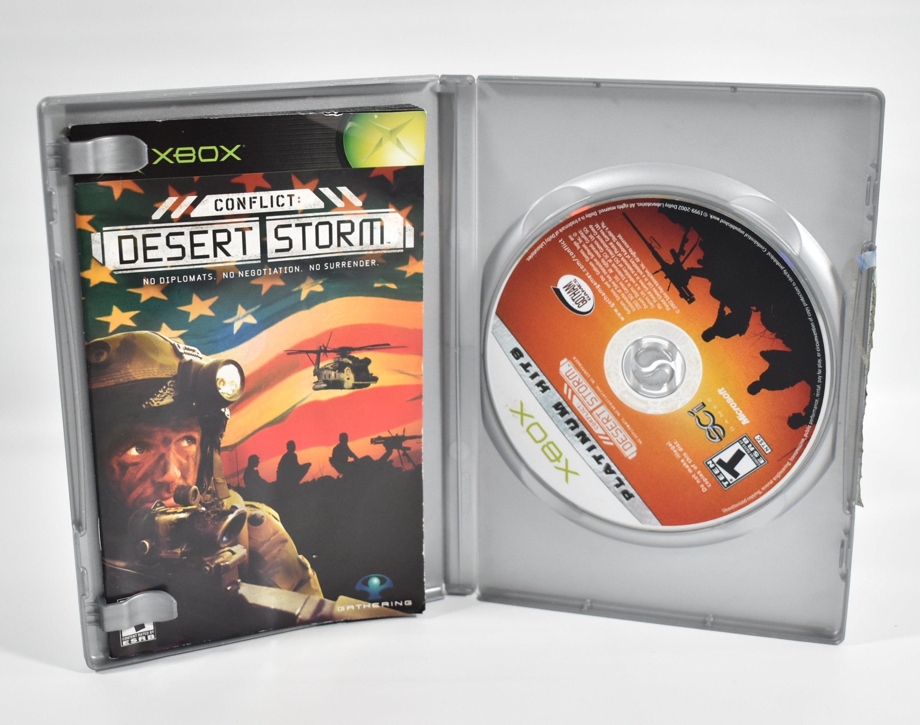 Xbox Desert Storm Conflict Platinum Hits Microsoft Xbox Original USED