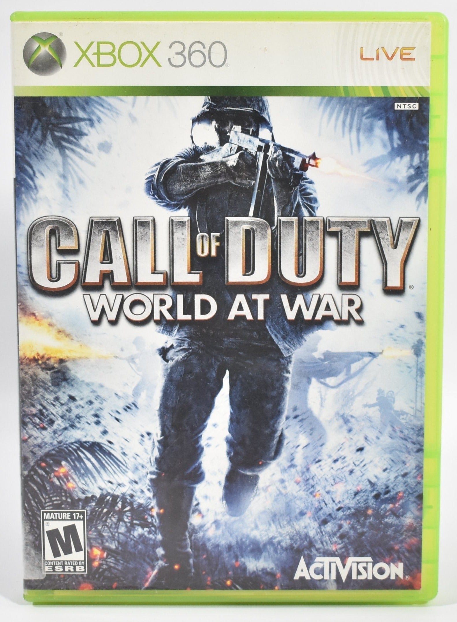 Xbox 360 Video Game Call of duty world at war USED