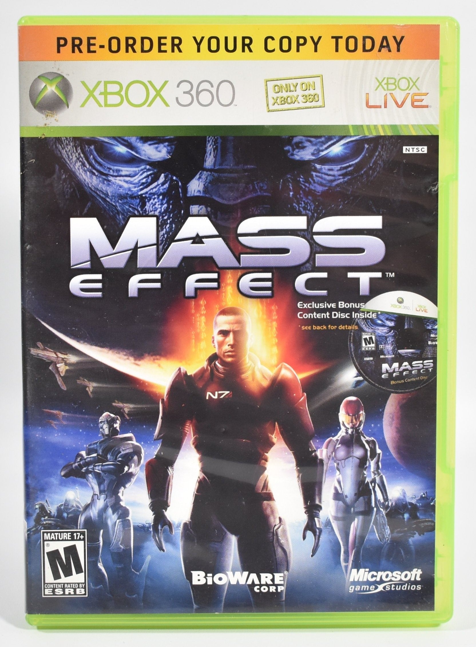 Xbox 360 Video Game Mass Effect USED