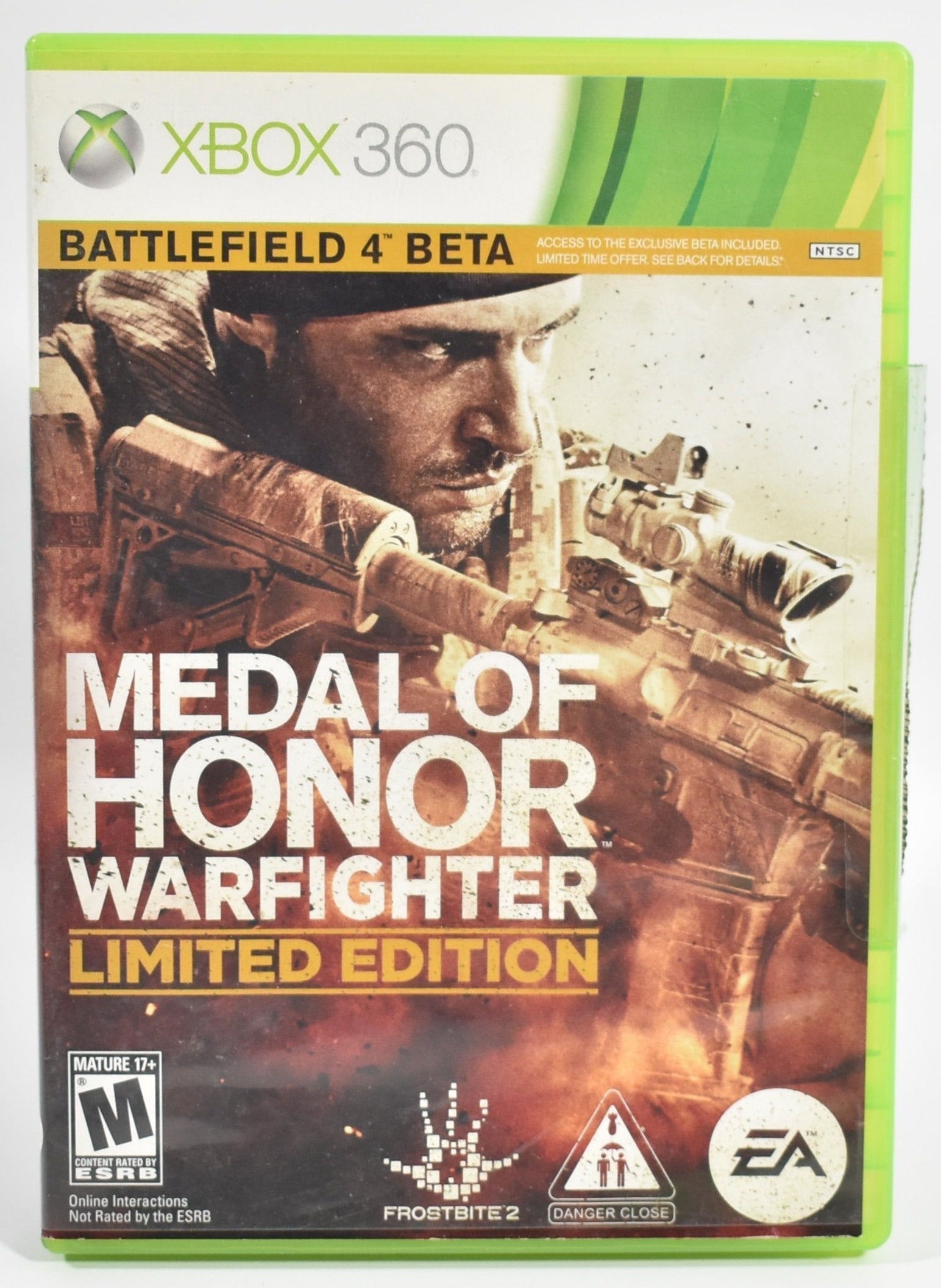 Xbox 360 Video Game Medal of Honor War Fighter Limited Edition USED