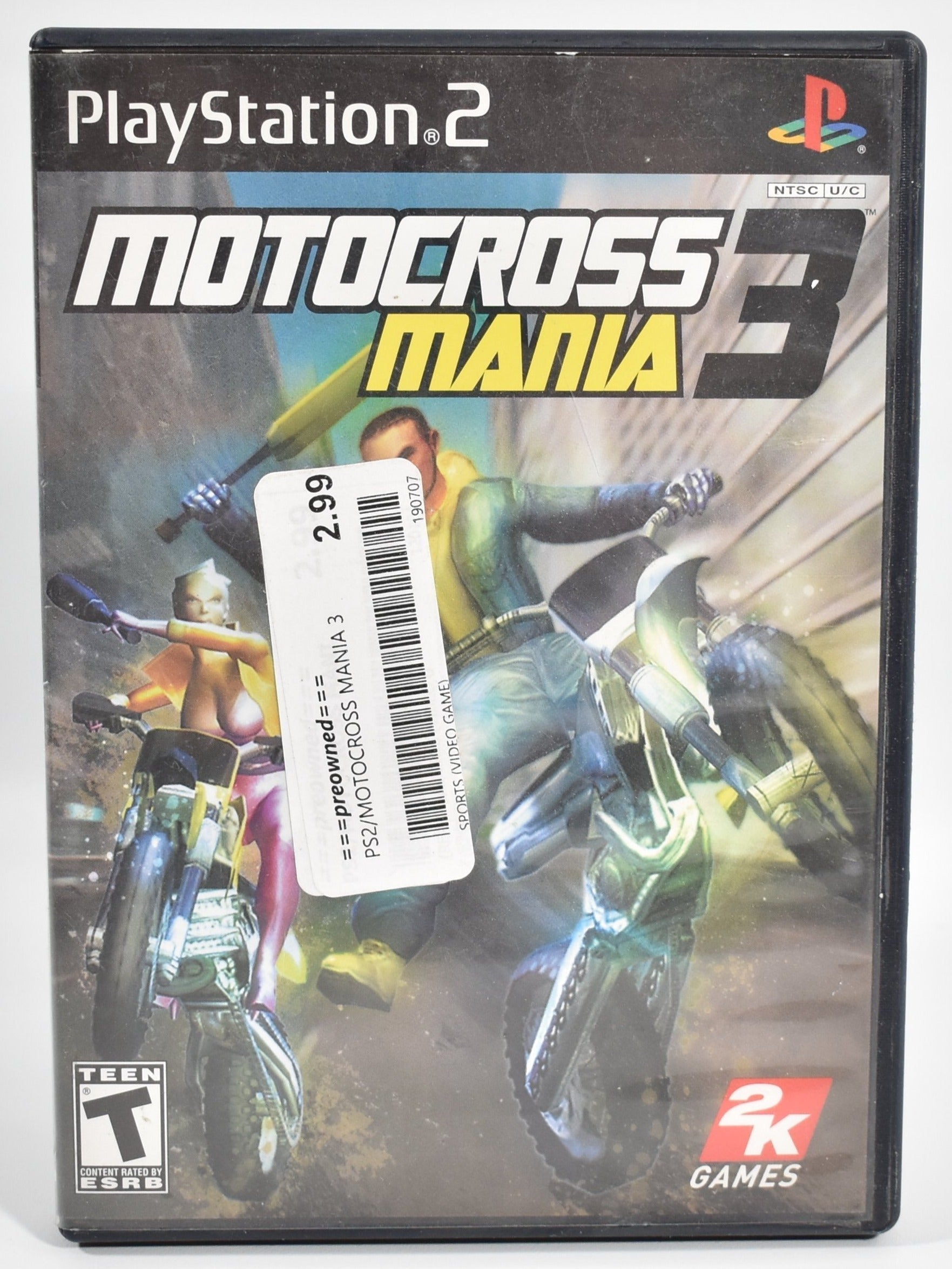 Sony Playstation 2 Video Game Moto Cross Mania 3 USED