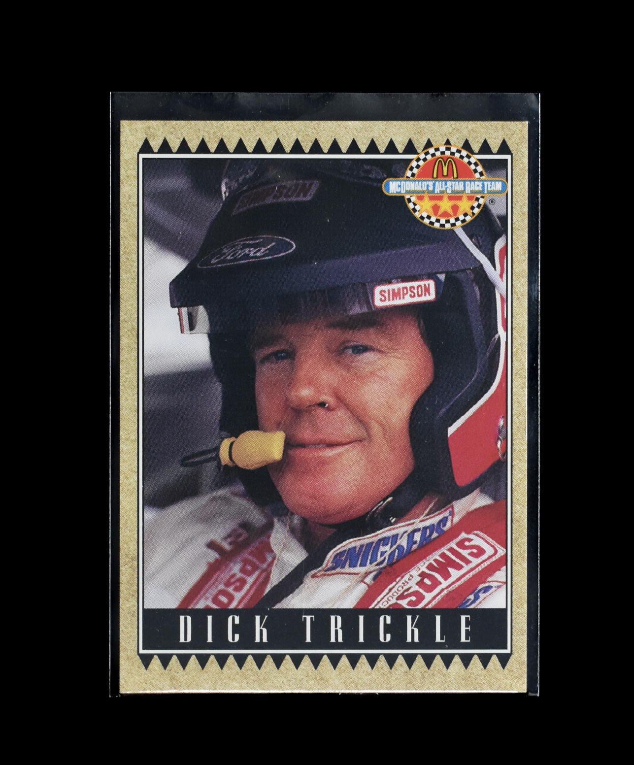 1992 Maxx Racing McDonalds All Star Race Team Card Dick Trickle 36