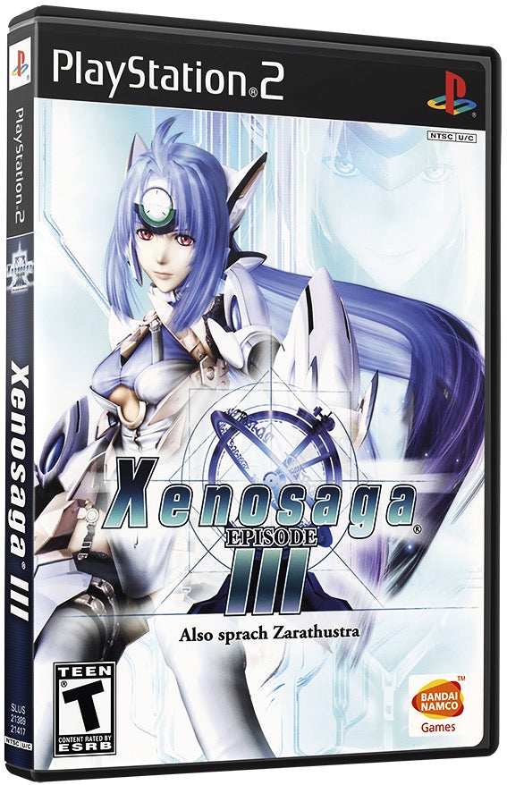 Xenosaga Episode III - Also sprach Zarathustra PS2 Sony Playstation 2 Used Video Game (Disc 1)PS2