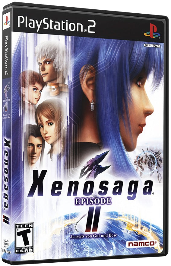 Xenosaga Episode II - Jenseits von Gut und Boese PS2 Sony Playstation 2 Used Video Game (Disc 1)PS2