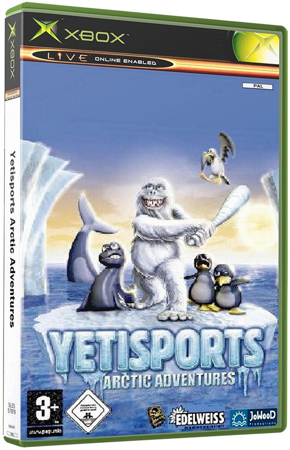 Yetisports Arctic Adventure Used Microsoft XBOX Original Video Game