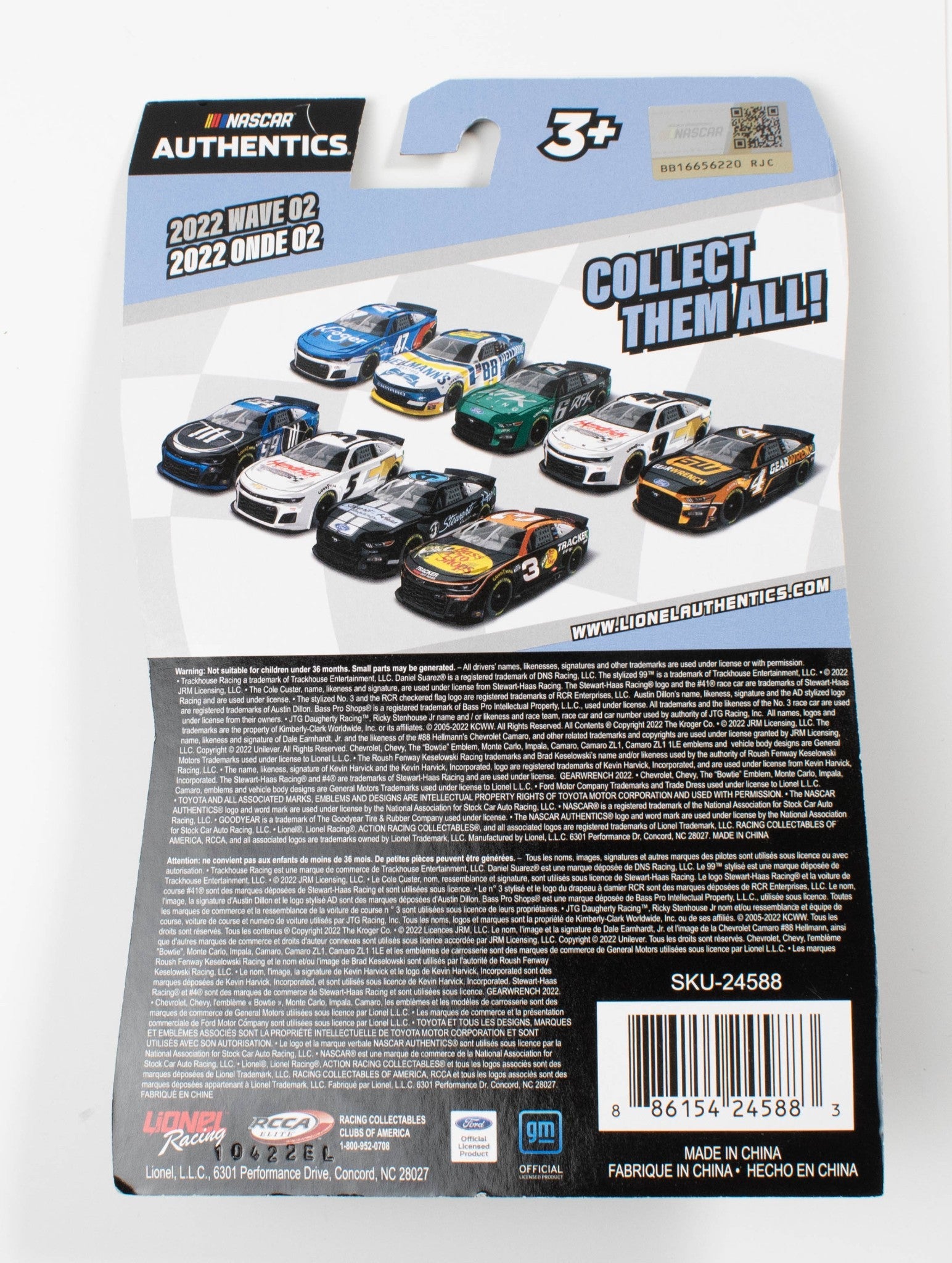 Nascar Authentics Next Gen 2022 Wave 02 Car 41 Cole Custer NEW